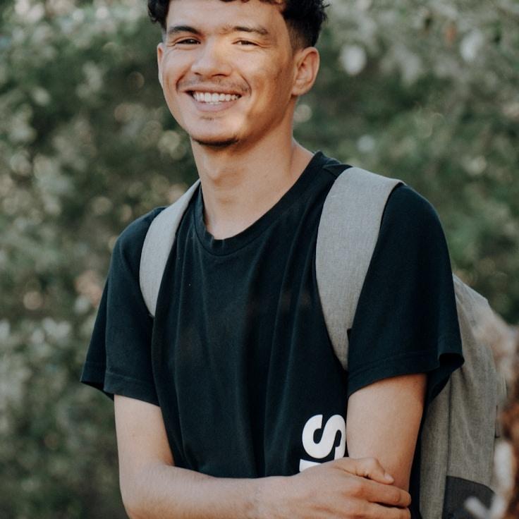 Portrait of Avery Calderon, group coordinator and fusion cooking expert